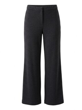 Women's Wide-Leg Knit Pants - Charcoal